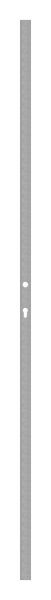 Schlossrohr 40x40x3,0 gehämmert, L:2000mm, 2xM5 Gewinde