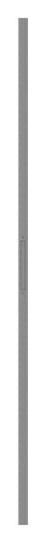 Schlossrohr 40x40x3,0 gehämmert, L:2000mm, 2xM5 Gewinde