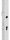 Schlossrohr 40x40x2,0 glatt, 2000mm, 2x M5 Gewinde, geschliffen Korn 240, V2A inkl.: