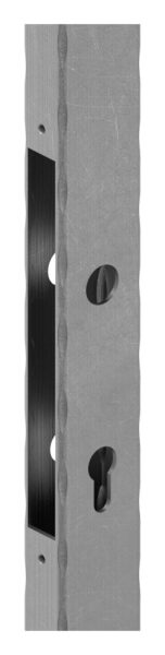 Schlossrohr 50x30 gehämmert, L:2000mm