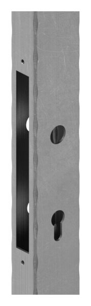 Schlossrohr 60x40 gehämmert, L:2000mm