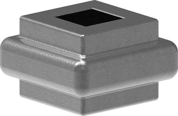 Zierhülse 33x22mm, Lochung 12,5x12,5mm