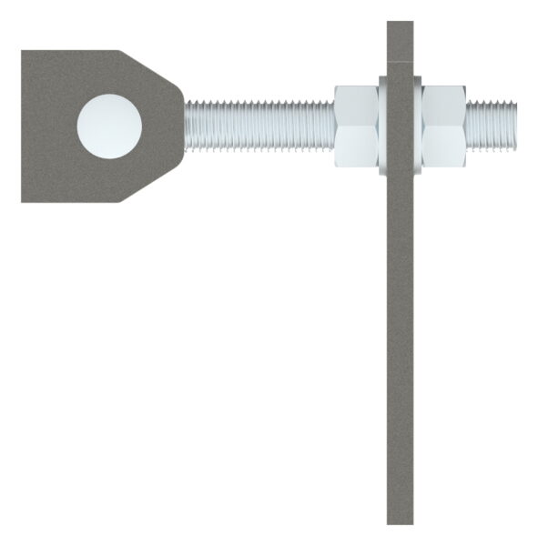 Torband M16 verstellbar, mit Langlochlasche, Öffnungswinkel  180°, galvanisch verzinkt, Tragkraft: 75kg
