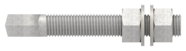 Augenschraube von Torband 121-M24, inkl. 2 Muttern und 2 Beilagscheiben, feuerverzinkt