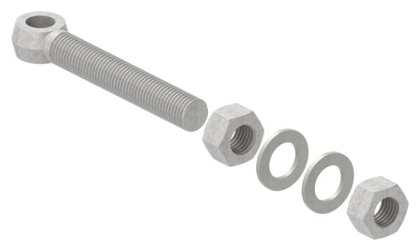 Augenschraube von Torband 121-M24, inkl. 2 Muttern und 2...