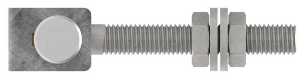 Torband M12 verstellbar, mit langem Gewinde, feuerverzinkt, Tragkraft: 50kg