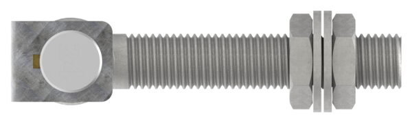 Torband M24 verstellbar, mit langem Gewinde, feuerverzinkt, Tragkraft: 225kg
