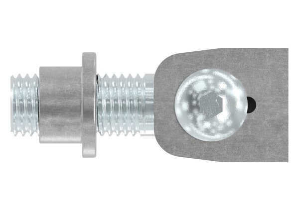 Torband M22 verstellbar, zum Anschweißen, galvanisch verzinkt, Tragkraft: 220kg
