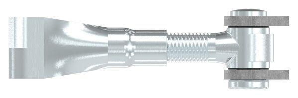 Torband M18, verstellbar, zum Einmauern, galvanisch verzinkt, Tragkraft: 125kg