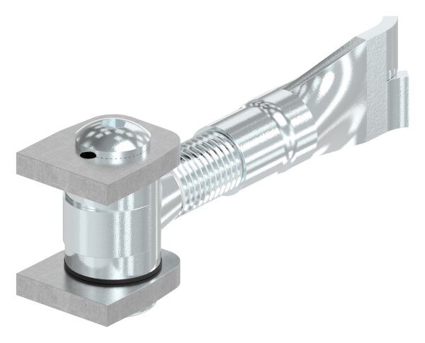 Torband M22, verstellbar, zum Einmauern, galvanisch verzinkt, Tragkraft: 220kg