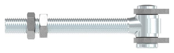 Torband M18 verstellbar, mit langem Gewinde, galvanisch verzinkt, Tragkraft: 125kg