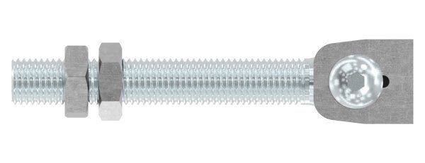 Torband M22 verstellbar, mit langem Gewinde, galvanisch verzinkt, Tragkraft: 220kg