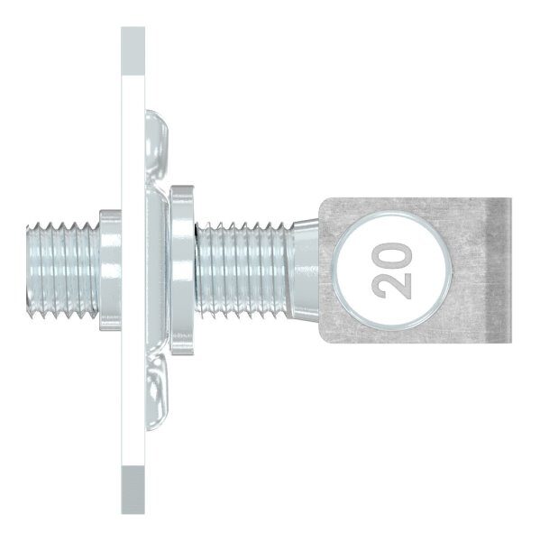 Torband M20 verstellbar, mit Befestigungsplatte, galvanisch verzinkt, Tragkraft: 150kg