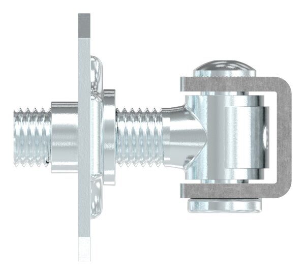 Torband M24 verstellbar, mit Befestigungsplatte, galvanisch verzinkt, Tragkraft: 225kg