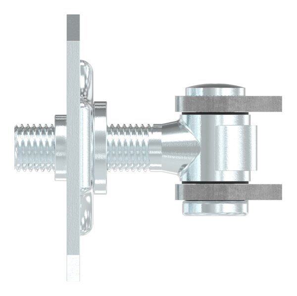 Torband M18 verstellbar, mit Befestigungsplatte, galvanisch verzinkt, Tragkraft: 125kg