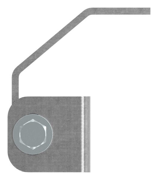 Torband zum Anschweißen, Öffnungswinkel  180°, verstellbar und teilverzinkt, Tragkraft: 135kg