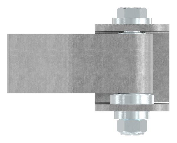 Torband zum Anschweißen, Öffnungswinkel  180°, verstellbar und teilverzinkt, Tragkraft: 70kg