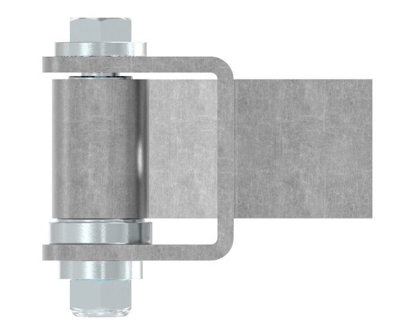 Torband zum Anschweißen, Öffnungswinkel  180°, verstellbar und teilverzinkt, Tragkraft: 70kg