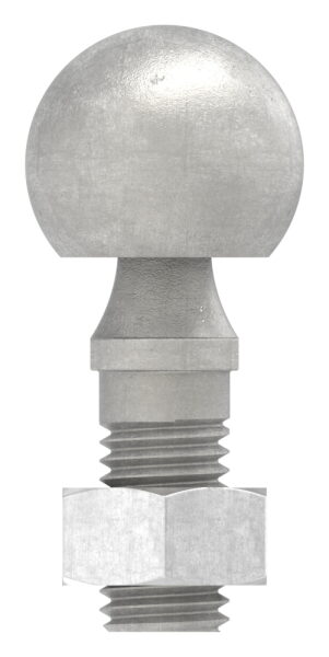 Kugelgelenk M14 x 2 mit Rechtsgewinde, ohne Schraube, V2A