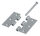 Scharnier 90x75mm mit herausnehmbaren Zapfen, verzinkt