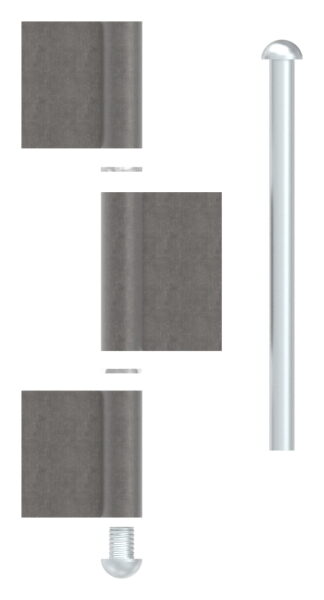 Konstruktionsband 3-teilig, L: 260mm, Typ K08