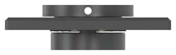 Aluminium-Montageplatte quadratisch zum Schrauben. Größe 100x100mm mit 4 Bohrungen Ø 6,5mm
Anzuwenden für folgende Bänder: 
SM-S / 57-S / 57SF-S / 108-S / 108SF-S