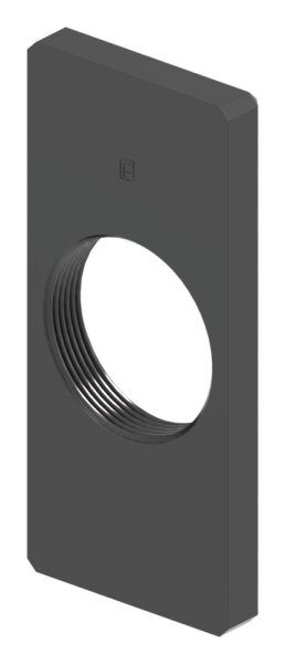 Eisen-Montageplatte eckig zum Schweißen. Größe 45x100mm mit
Anzuwenden für alle schweißbaren Bänder: 
SM-AT90°W / 57-AT90°W / 57SF-AT90°W / 108-AT90°W / 108SF-AT90°W
Info: Montageplatte nachträglich gegen Korrosion schützen!