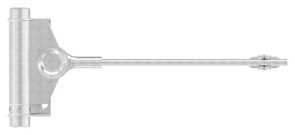 Türschließer, Hebellänge  235mm, für Türen bis 40 kg, Edelstahl  V2A