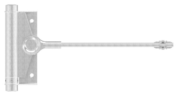 Türschließer, Hebellänge  235mm, für Türen bis 60 kg, Edelstahl  V2A