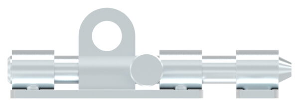 Torriegel zum Anschrauben, verriegelbar mit Vorhängeschloss, verzinkt, L: 100mm