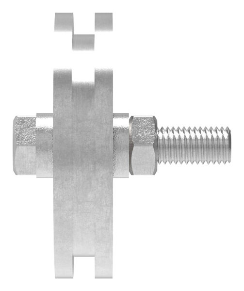 Schiebetorrolle 98mm mit U-Rille 8x8mm, mit einem...
