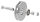 Schiebetorrolle 137mm mit U-Rille 16x10mm, mit einem Kugellager, verzinkt, Tragkraft 270kg