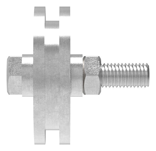 Schiebetorrolle 78mm mit U-Rille 8x8mm, mit einem...