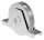 Schiebetorrolle 117mm mit U-Rille 16x10mm, mit einem Kugellager, verzinkt, Tragkraft 220kg