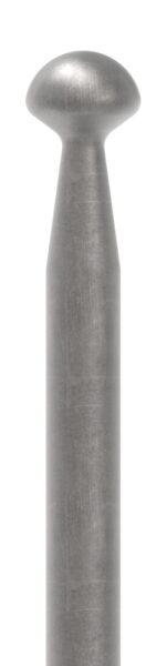 Zaunstab Ø 12mm, H: 400mm, konisch mit Knopf halbrund