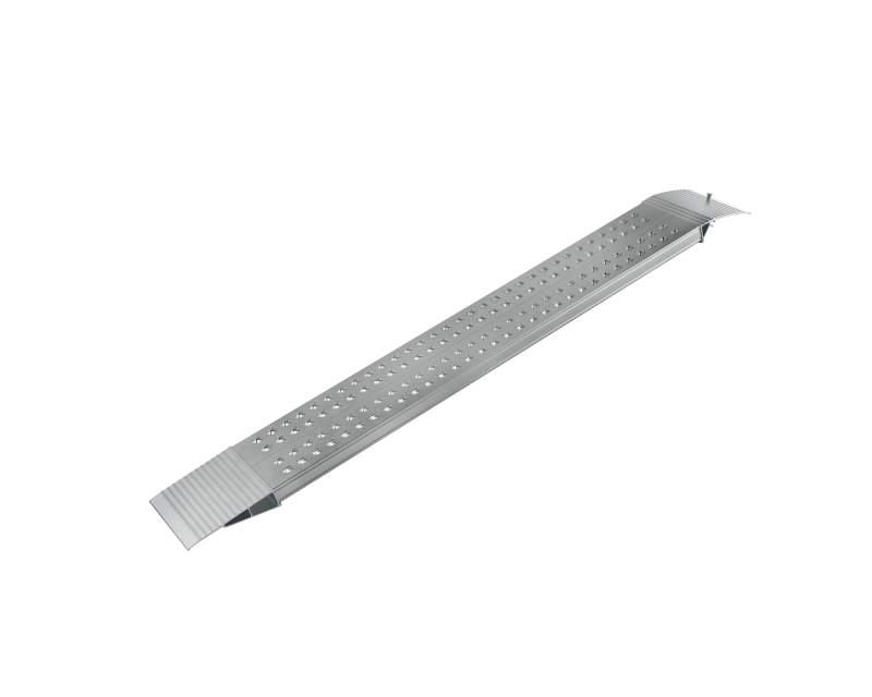Aluminium Verladeschienen AOH 300 – 1960 mm | Schiene mit rutschhemmender Perforierung R12 | Auffahrrampe