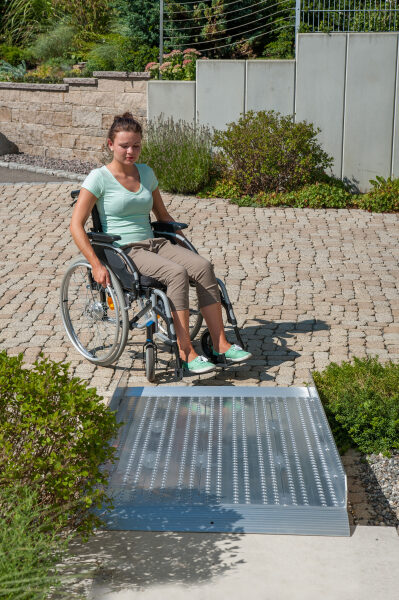 Rollstuhlrampe 4480 mm | Rutschfest & Sicher |...