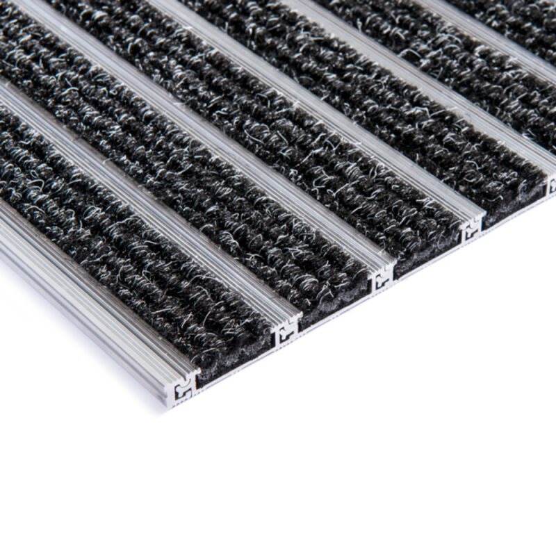 Aluminium Eingangsmatte Alu BaseLine | Nadelfilz | Sauberlauf Fußmatte nach Maß