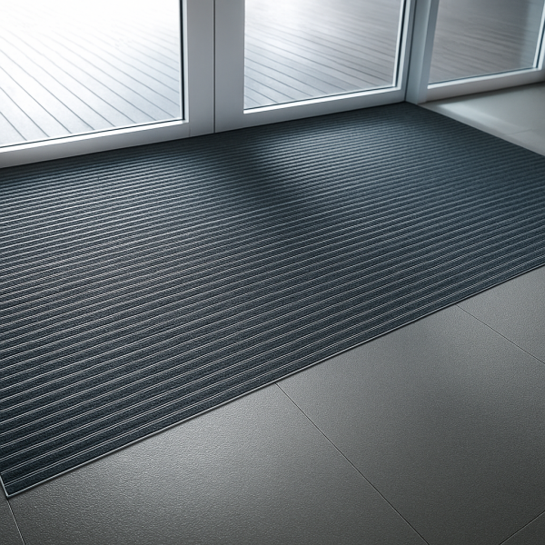 Aluminium Eingangsmatte Alu BaseLine | Nadelfilz | 10mm | Sauberlauf Fußmatte nach Maß