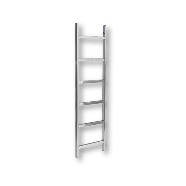 Schachtleiter Edelstahl V2A | 400 mm Lichte Weite | Holm...