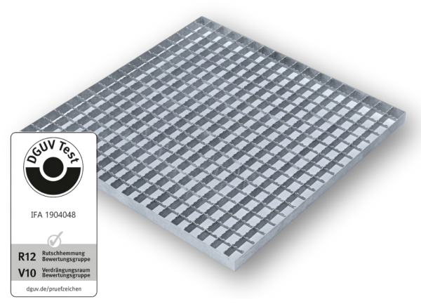 Gitterrost | 900x1000 mm | 30x2 mm | 30x30 mm | R12 |...