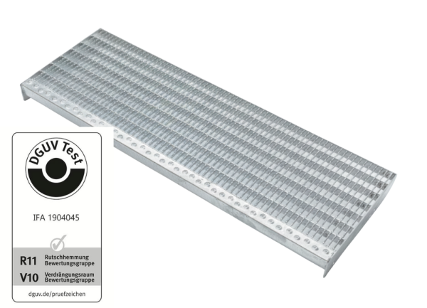 Gitterroststufe | 900x305 mm | 35x2 mm | 30x10 mm | R11 |...