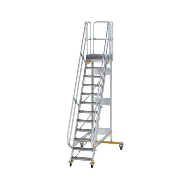 Plattformtreppe fahrbar 60° Stufenbreite 600 mm 12...