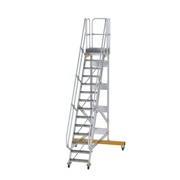 Plattformtreppe fahrbar 60° Stufenbreite 600 mm 14...