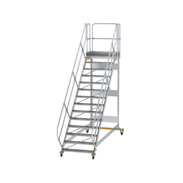 Plattformtreppe 45° fahrbar Stufenbreite 1000mm 14...