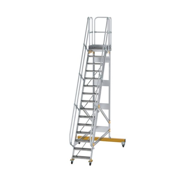 Plattformtreppe fahrbar 60° Stufenbreite 600 mm 15...