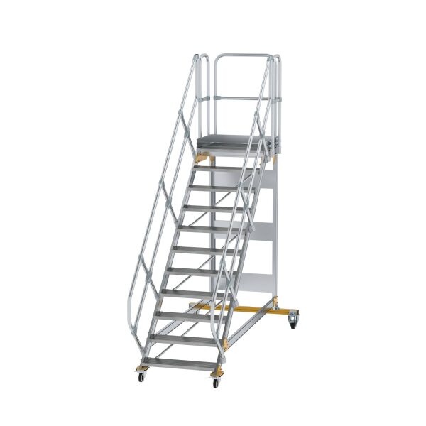 Plattformtreppe 45° fahrbar Stufenbreite 800 mm 11...