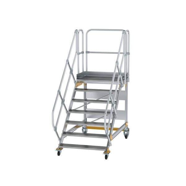 Plattformtreppe 45° fahrbar Stufenbreite 1000mm 7...