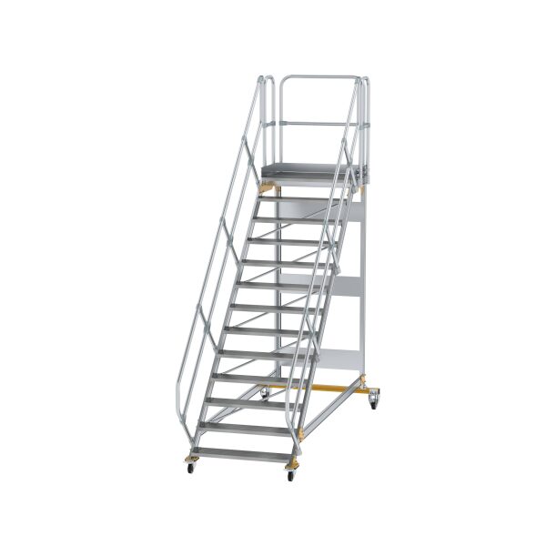 Plattformtreppe 45° fahrbar Stufenbreite 1000mm 13...