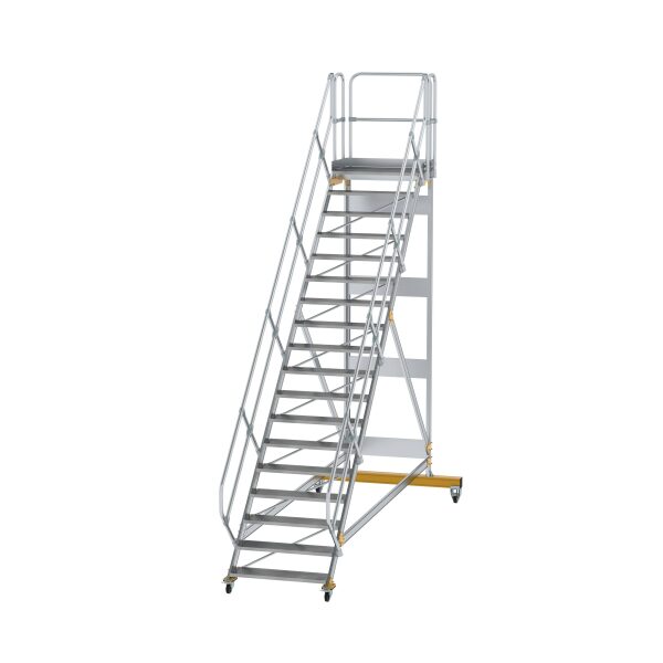 Plattformtreppe 45° fahrbar Stufenbreite 1000mm 19...